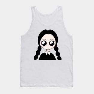 Kawaii Wednesday Addams Tank Top